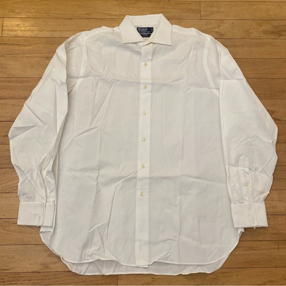 RALPH LAUREN Dress Shirt (16.5, White, Cotton) - Picture 2 of 4